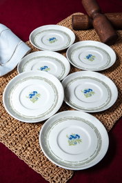 Hermia Mimoza Juego de 6 Platos de Porcelana de 12 cm